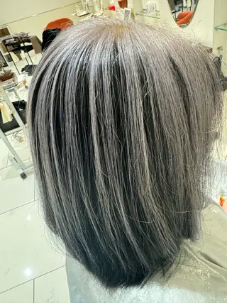 ミディアム カラー マンスルージュKITTEマルイ博多店所属・博多駅徒歩1分 マルイ7階/市川のヘアスタイル