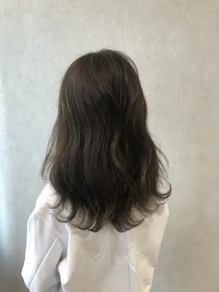 セミロング カラー La fith hair letter所属・Lafith住道 TATSUYAのヘアスタイル