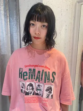 ショート カラー パーマ mai / linoah˚✧のヘアスタイル