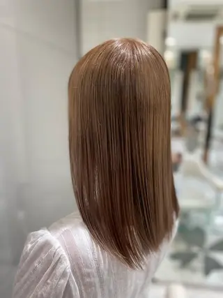 セミロング カラー AGU hair vigor 三条店所属・AGU 三条店 林　雄のヘアスタイル