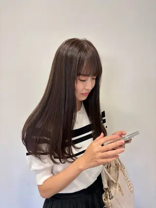 ロング カラー アスカ/ 武庫之荘美容室のヘアスタイル