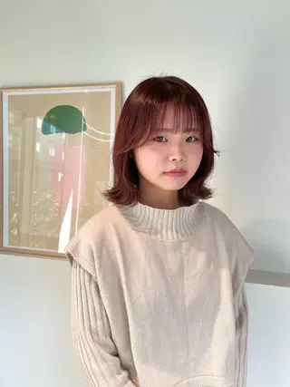 ショート カラー 髪質改善マスター 長尾勇弥/梅田中津のヘアスタイル