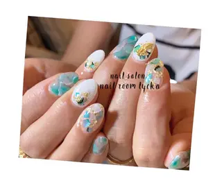 ネイル ﾈｲﾙﾙｰﾑﾘｯｶ 𝐦𝐚𝐲𝐮のネイルデザイン