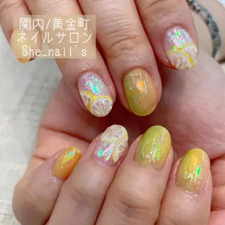 ネイル Blushオーナー Shiinaのネイルデザイン