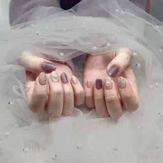 ネイル パーツ全部¥110 サロンミミのネイルデザイン