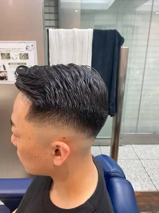 ミディアム 川西 朋希のヘアスタイル