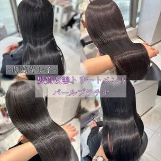 Sakuraෆ˚* 暗髪×まつパ🖤🥀のヘアスタイル