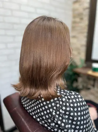 ミディアム カラー 多賀 順平のヘアスタイル