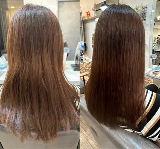 セミロング sato ayaka ｜透明感カラー🫧のヘアスタイル