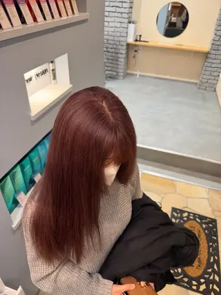 セミロング 💫似合わせカット ✨髪質改善のヘアスタイル