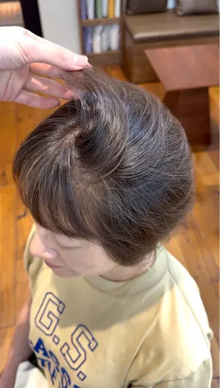 ショート カラー nex the salon所属・白髪率別白髪ぼかし /なおき/表参道のヘアスタイル