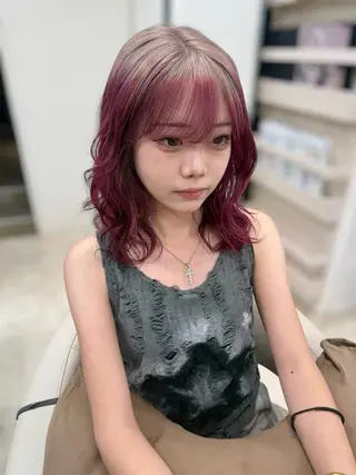 ロング カラー ヘアアレンジ 🍒KIKUCHI KANAE🍒のヘアスタイル