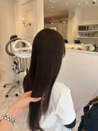 ロング カラー ParveMix🎀 稲垣詞葉のヘアスタイル