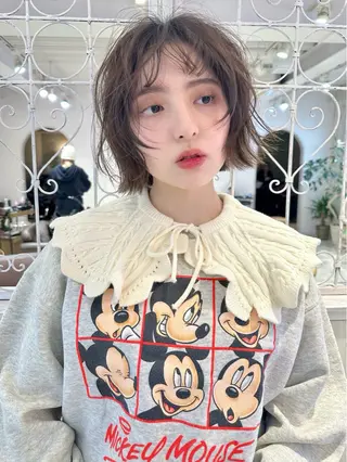 ショート カラー トレンドヘア🌿 chinariのヘアスタイル