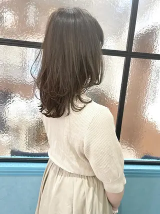 セミロング カラー パーマ Londideal 高橋ヒロシのヘアスタイル