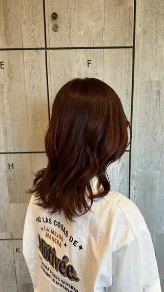 ミディアム カラー 柔らかいcolor ￤韓国￤🩰マユ🩰のヘアスタイル