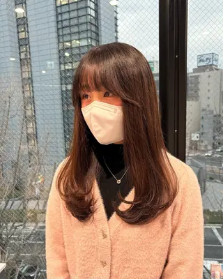 ロング 寺川留以 /カットモデル募集中のヘアスタイル