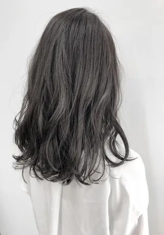 ミディアム カラー パーマ ヘアアレンジ say.所属・ブリーチカラー🔥 パーマ【佐々木凌平】のヘアスタイル