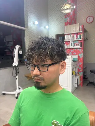 メンズ 休業 中のヘアスタイル