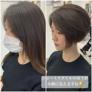 ショート ショート、ボブ特化 長島智彦のヘアスタイル