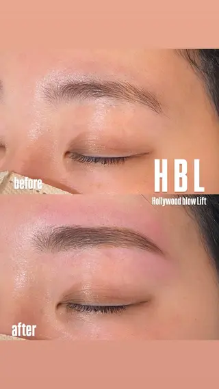 アイブロウ おくにし はなのヘアスタイル