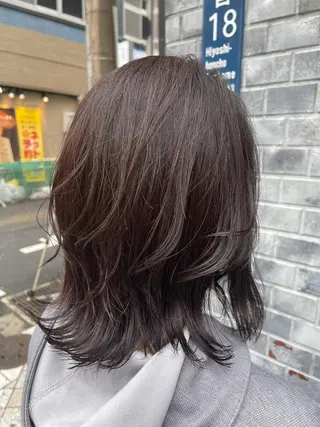 ミディアム カラー ☁Neolive .Ayana✂️のヘアスタイル