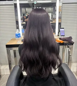 ロング miku/ラベンダー 透明感カラー🪻❤︎のヘアスタイル