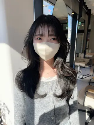 ロング 韓国ヘア🦢🖤 Sayumiのヘアスタイル