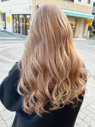 ロング カラー ヘアアレンジ beauty: beast 大名店のヘアスタイル