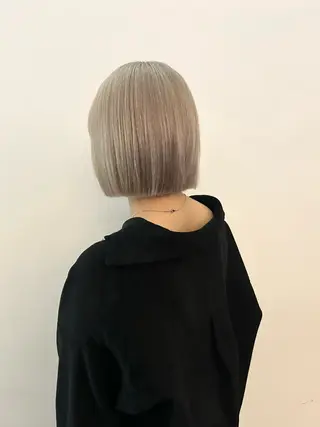 ショート ハイトーン/韓国ヘア /艶髪  CHIYOのヘアスタイル