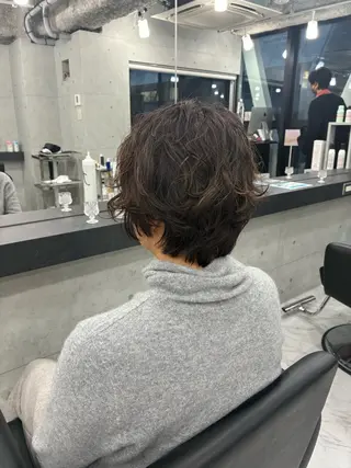 ショート パーマ Endearing所属・Endearing 北澤那未🌟銀座のヘアスタイル