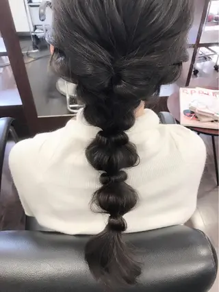 ロング ヘアアレンジ 沢田 瞳のヘアスタイル