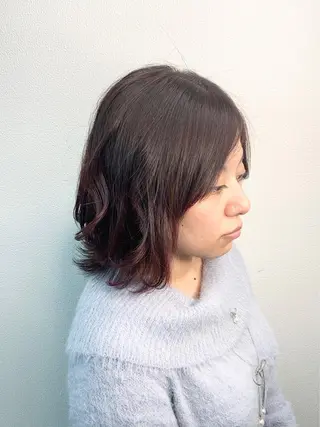 ミディアム 【清瀬】パサツキ 広がり改善川合剛史のヘアスタイル