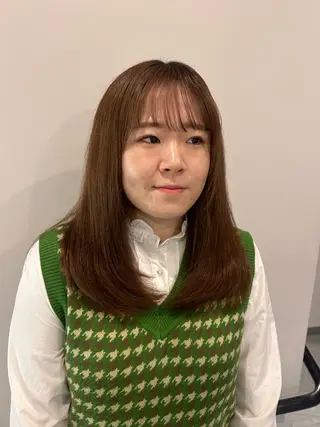 セミロング 丸みショート/新宿 /みづき🐏のヘアスタイル