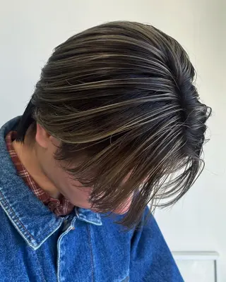 カラー メンズ NEXT for hair所属・【ロングモデル募集】 宮本祥汰🐺のヘアスタイル