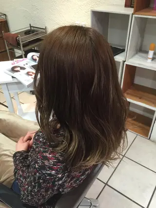 セミロング カラー 髪質改善✨艶髪師 黒木大貴のヘアスタイル