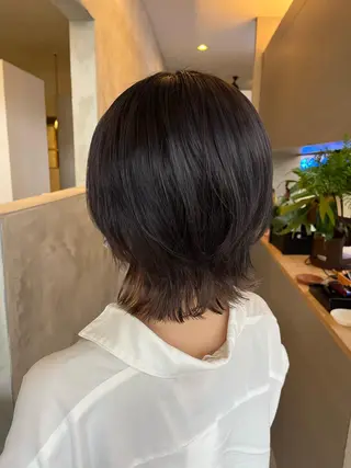 ミディアム カラー Salon de  COCO所属・Yuka /ツヤカラー✨のヘアスタイル