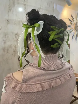 ヘアアレンジ 🎀ikuno🎀 Lovis 🫧艶髪のヘアスタイル