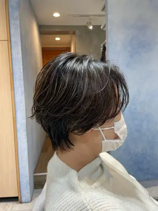 ショート パーマ 若林 良のヘアスタイル