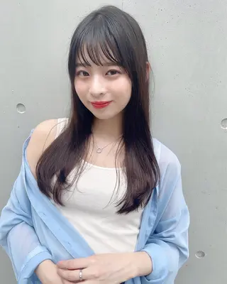 ロング 宮澤  タケル ミディアムヘアのヘアスタイル