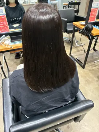ミディアム 中谷 美月のヘアスタイル