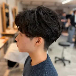 パーマ メンズ 男の理想を叶える🔥 メンズパーマ特化｜関のヘアスタイル