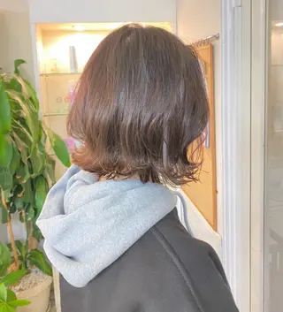 ミディアム ヘアー    アンド  フェイス  Lien所属・橋口 千裕のヘアスタイル