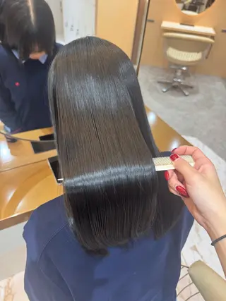 セミロング ʚザクザクレイヤー× 艶透明感/にしじまɞのヘアスタイル