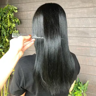 ロング 太白区白髪ぼかし/ ボブカット/千葉達人のヘアスタイル