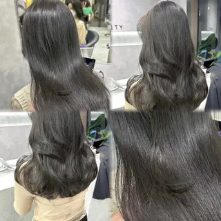 ロング 🤍うる艶韓国 カラー/Hitohaのヘアスタイル