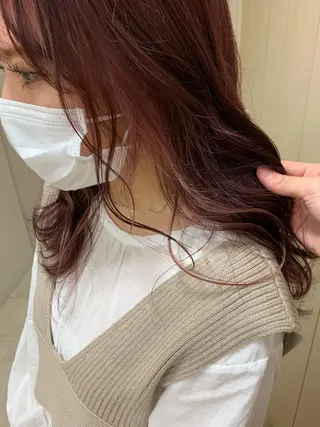 ロング カラー 暖色専門美容師🎀 お客様満足度◎のヘアスタイル