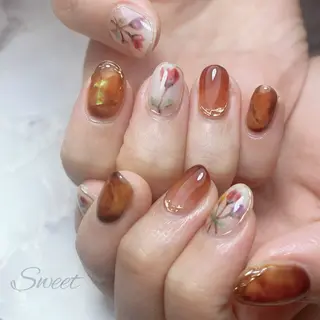 ネイル sweet 仲野陽子のネイルデザイン