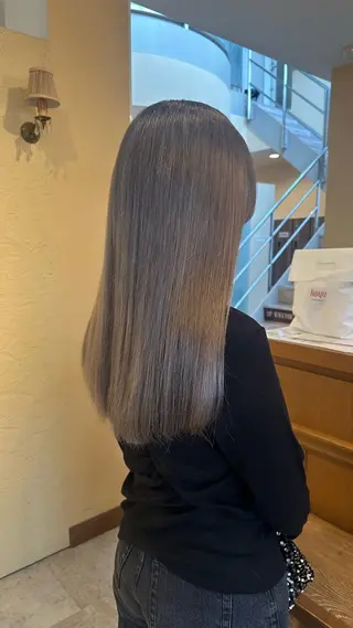 ロング カラー 今だけお得な クーポン◎井口朝香のヘアスタイル