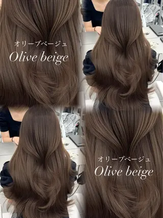 ロング カラー 韓国ヘア　紗希 🦋のヘアスタイル